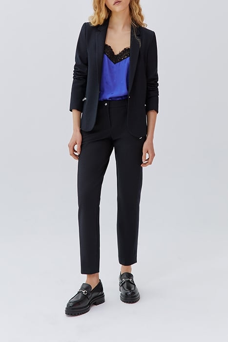 BLUE LINGERIE-STYLE TOP WITH SKULL MOTIF 4