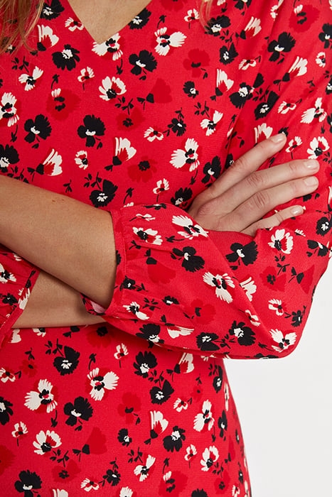 FLASH PINK ROCK FLORAL PRINT DRESS 7