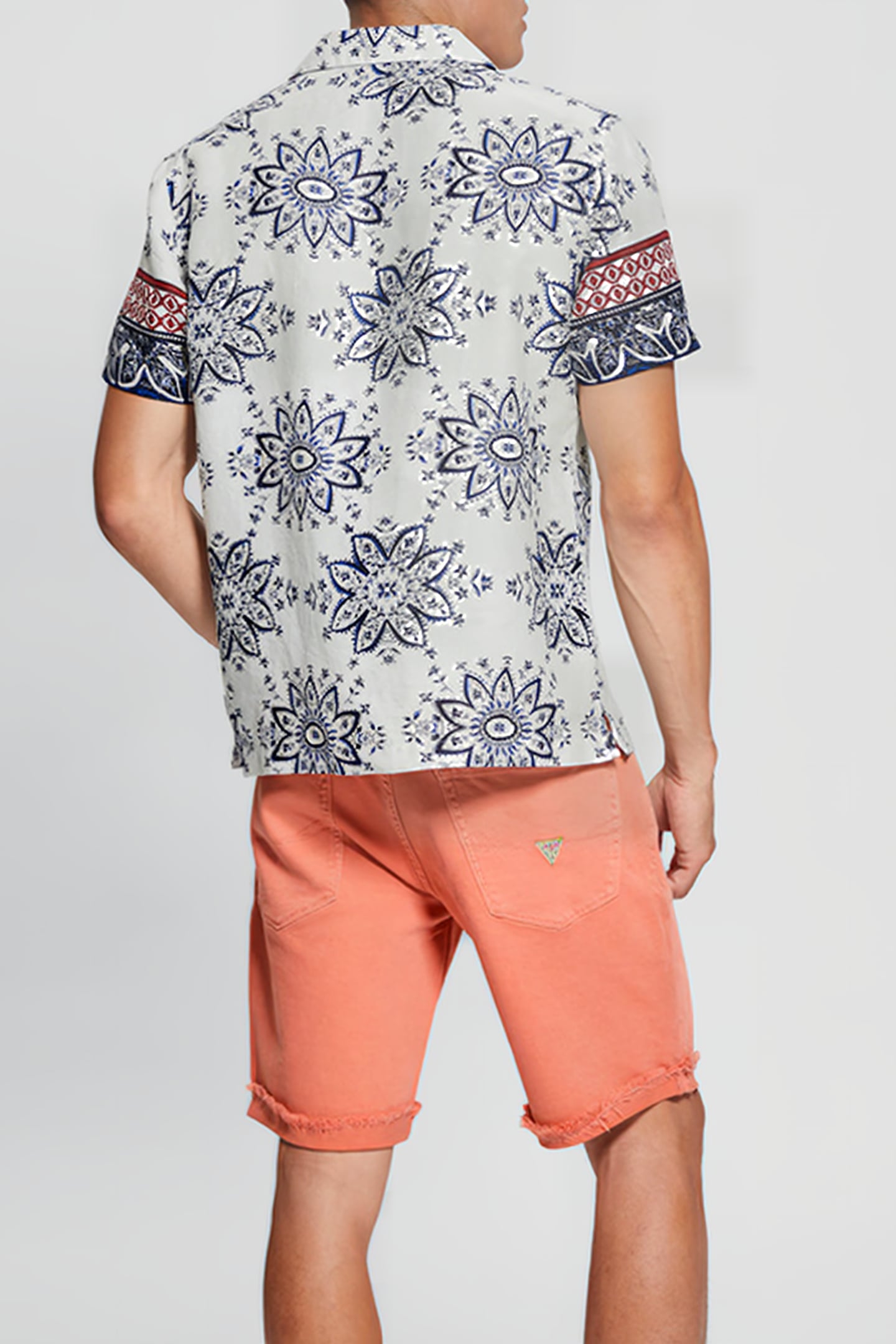 GUESS ECO SS ISLAND LINEN EST EASTWARD FLORAL 2