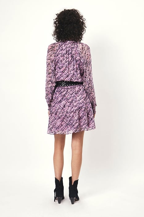 EMERALD RUFFLE DRESS MULTICOLOUR 2