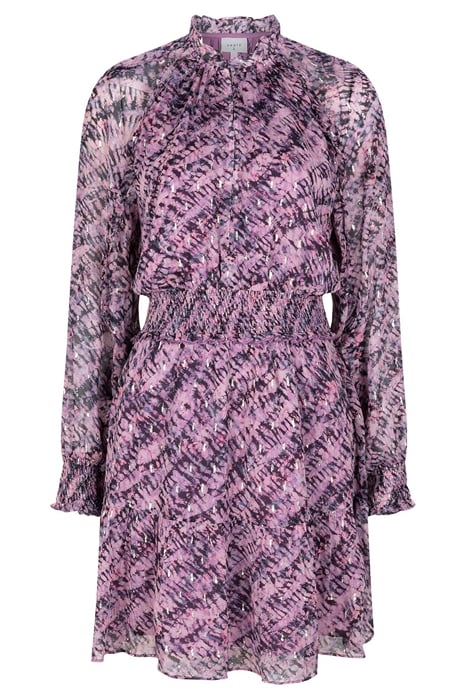 EMERALD RUFFLE DRESS MULTICOLOUR 3