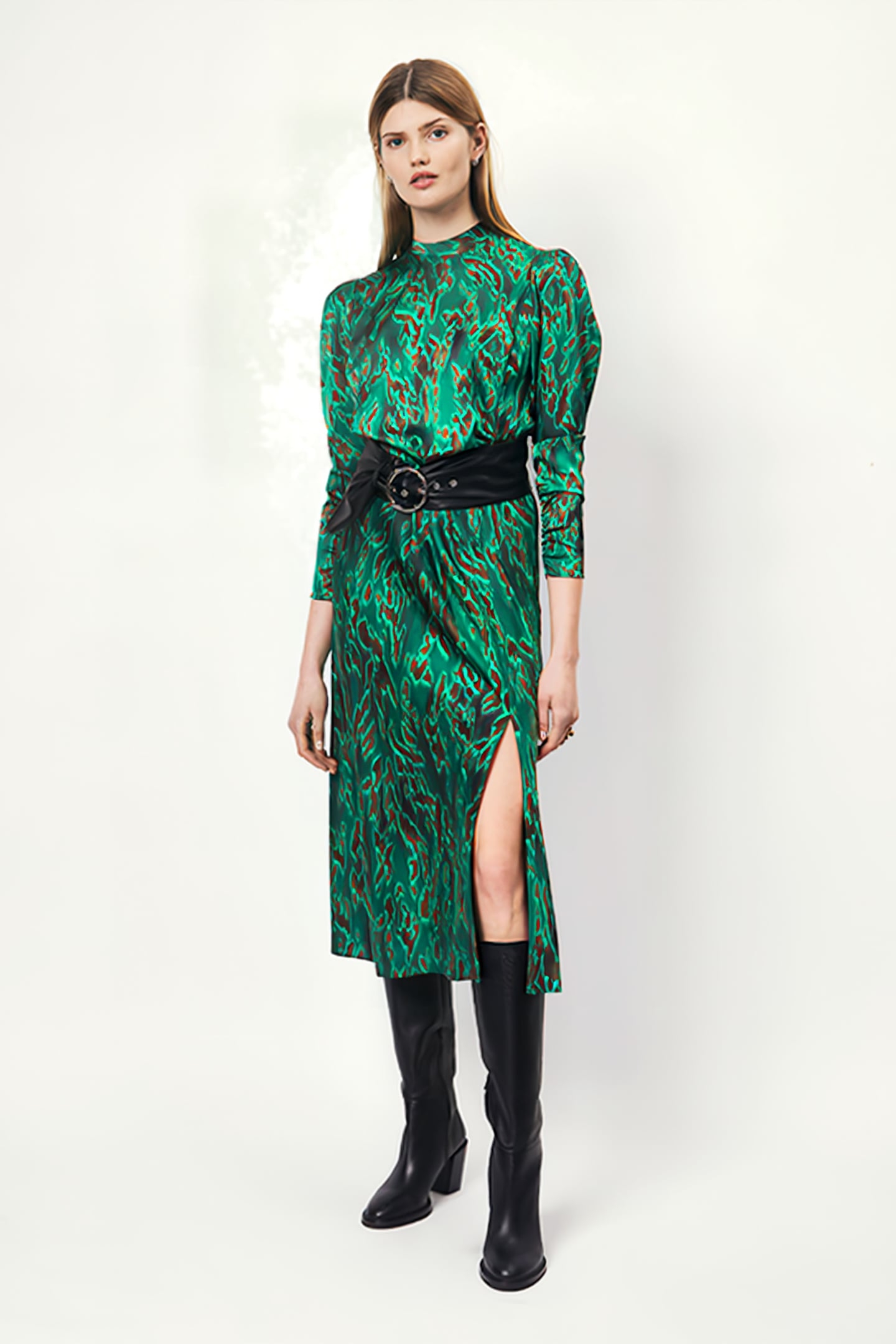 ZARINA PRINTED MAXI SKIRT MULTICOLOUR 4