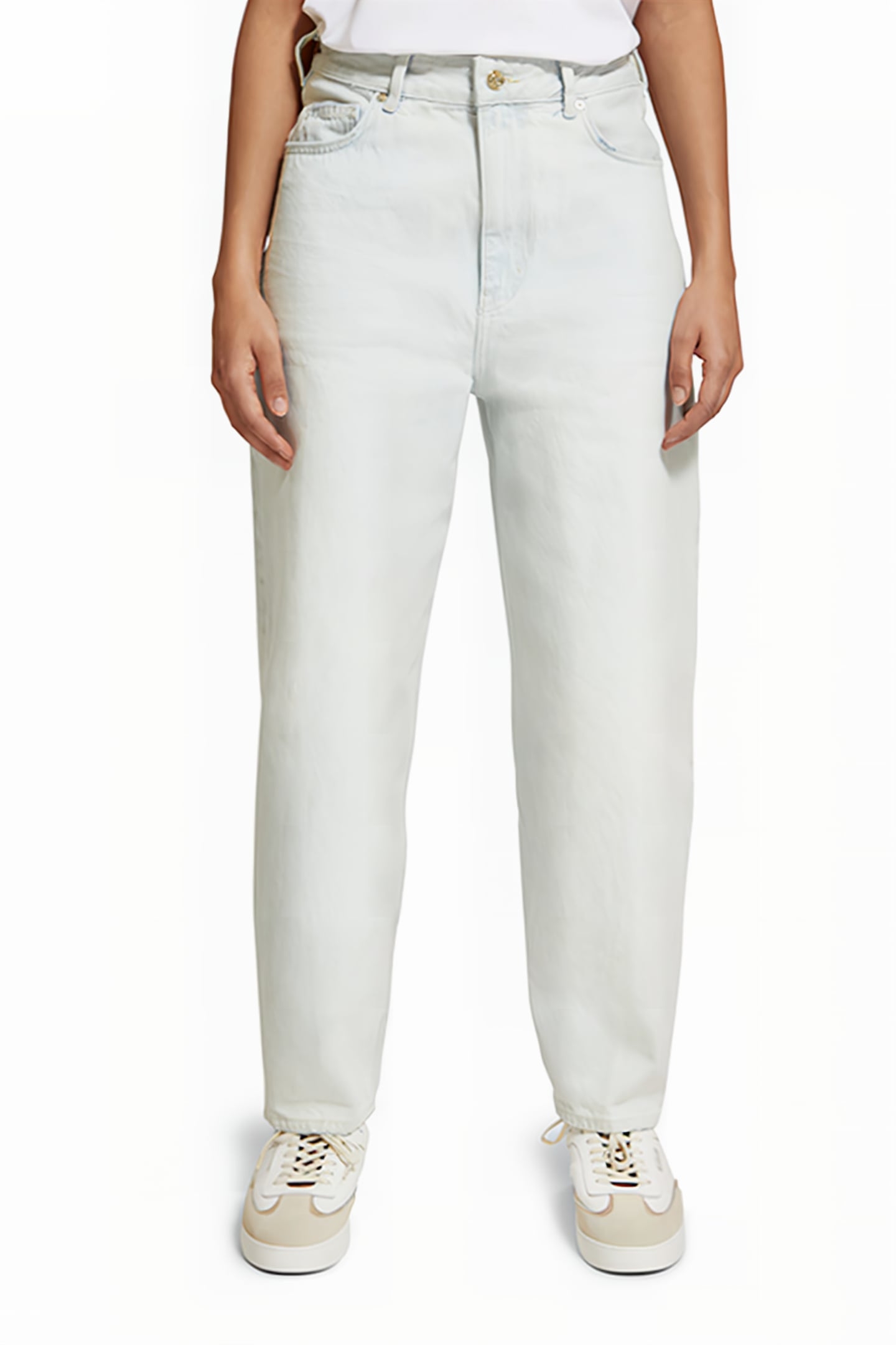 THE TIDE HIGH RISE BALLOON FIT JEANS – ROYAL BLUE 1