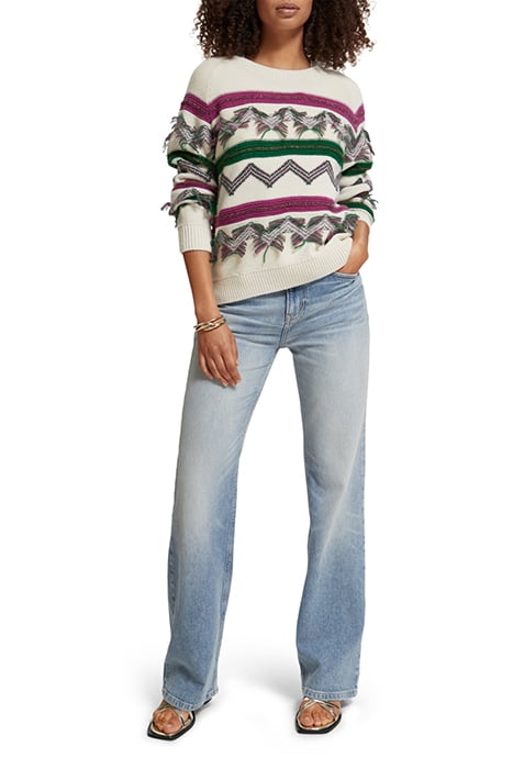 FRINGE JACQUARD PULLOVER SOFT ICE 3