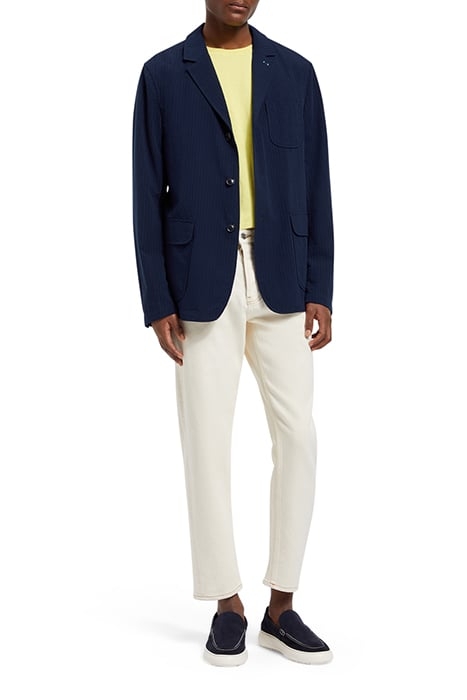 UNCONSTRUCTED SEERSUCKER BLAZE NAVY BLUE 2