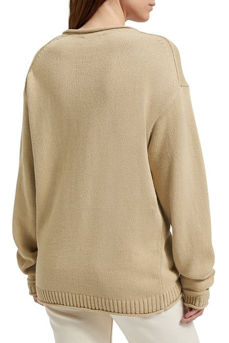 PULLOVER WITH ROLLED EDGES PEBBLE 2