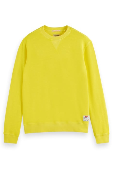 GARMENT-DYED STRUCTURED SWEATS LEMON 1