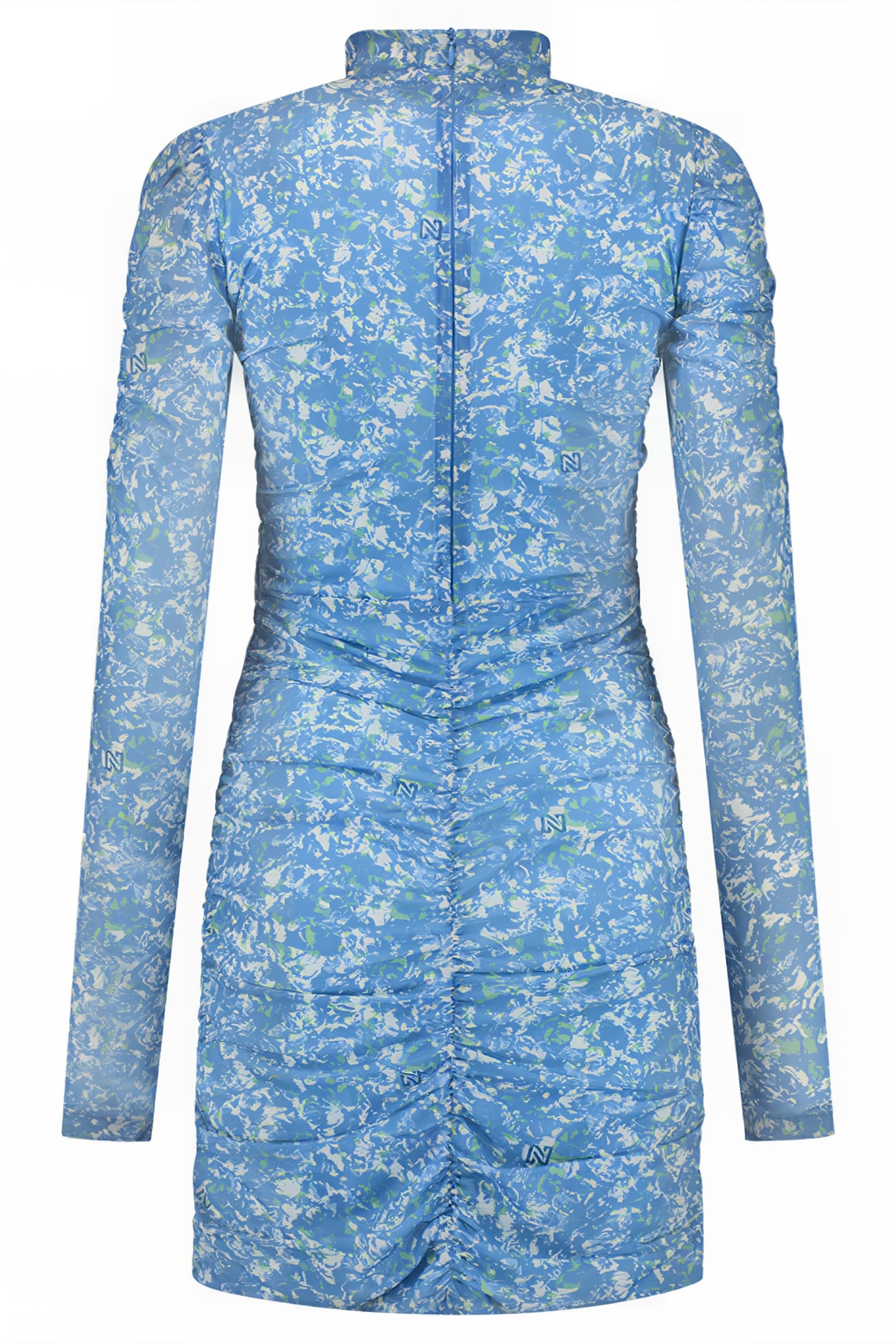 MESH DRESS ICE BLUE 2