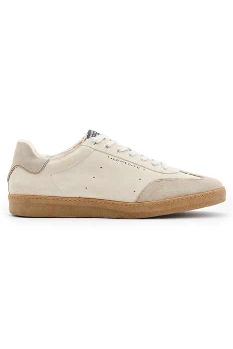 LEO SUEDE LOW TOP PARCHMENT WHITE 1