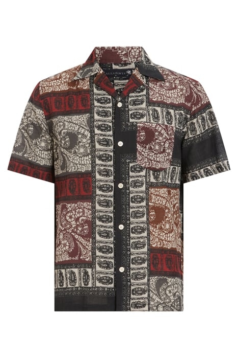 MARQUEE SS SHIRT JET BLACK/ECRU 4