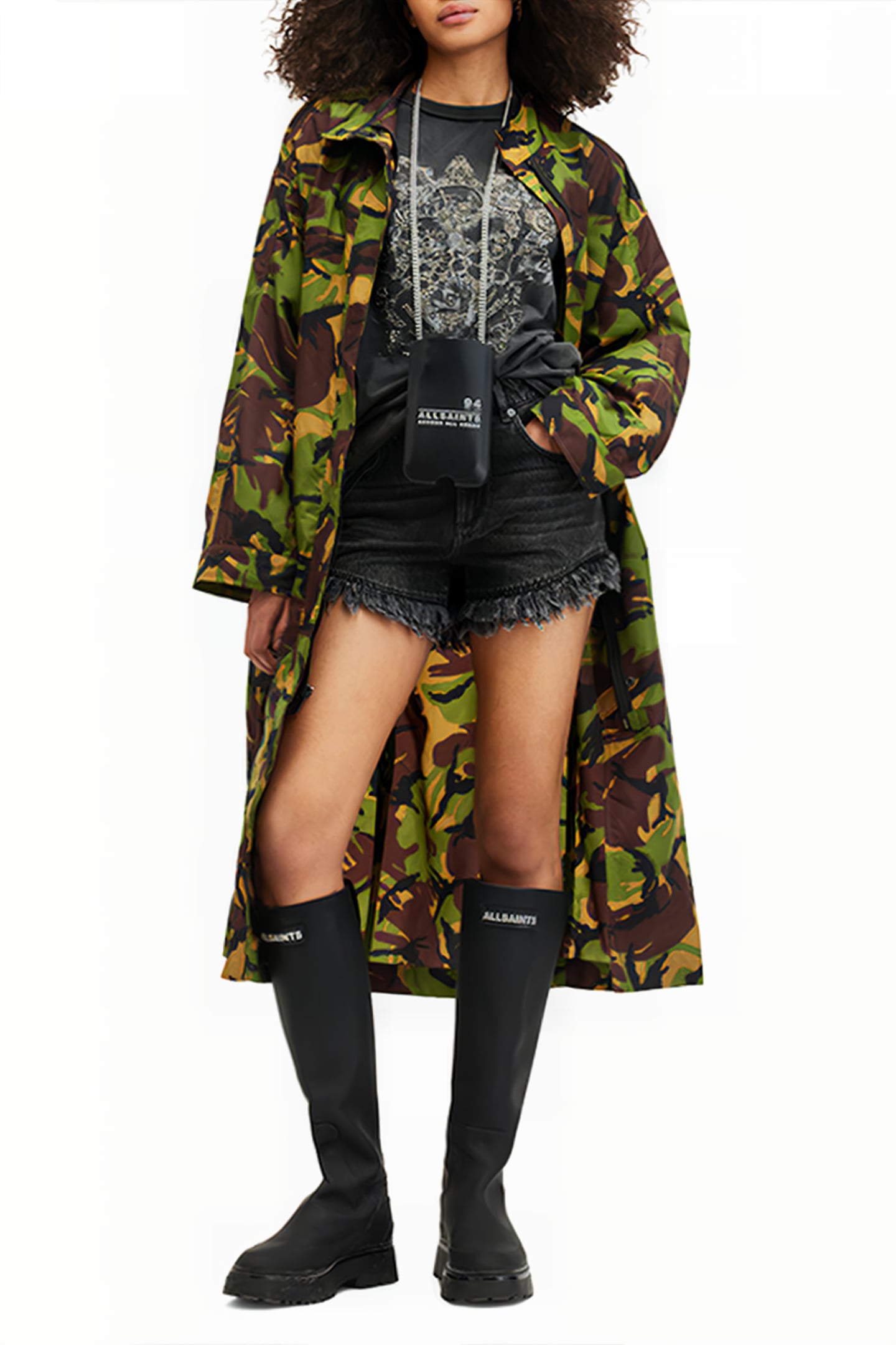 DANEYA CAMO PARKA KHAKI GREEN 4