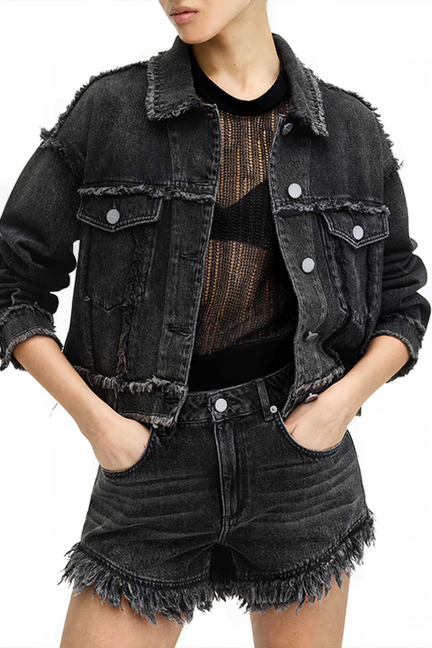 CLAUDE FRAY JACKET WASHED BLACK 1