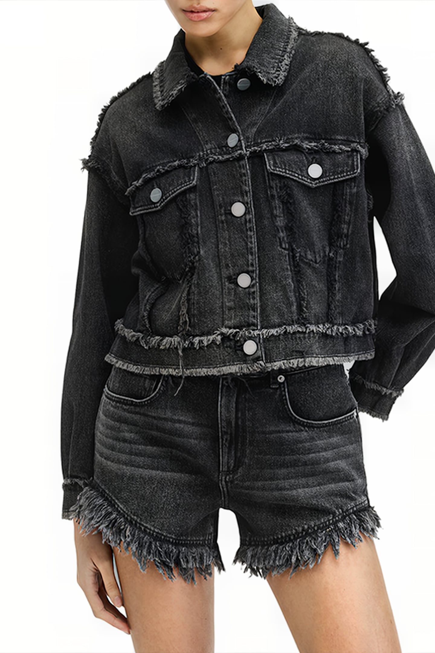 CLAUDE FRAY JACKET WASHED BLACK 5