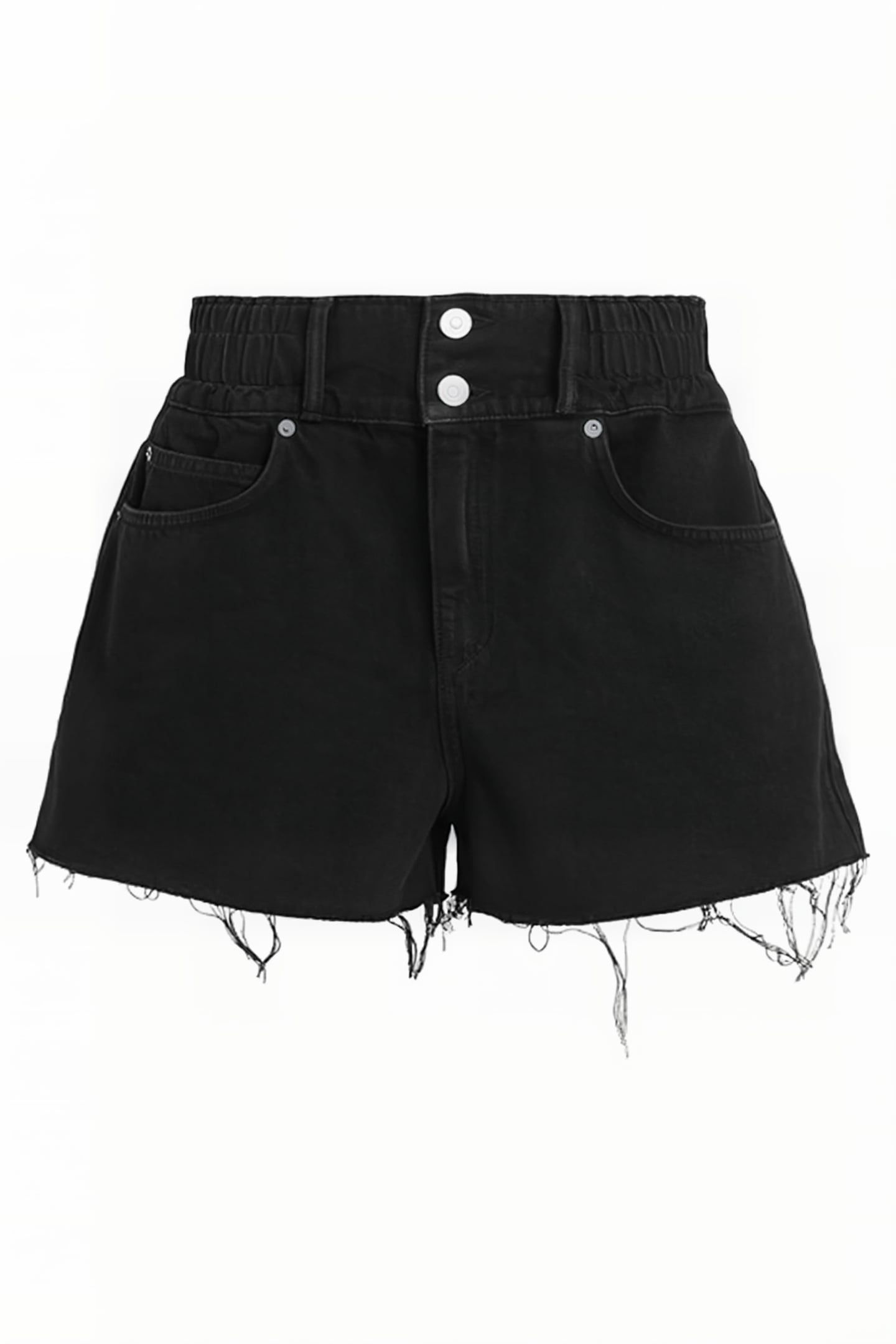 HAILEY DENIM SHORT WASHED BLACK 5