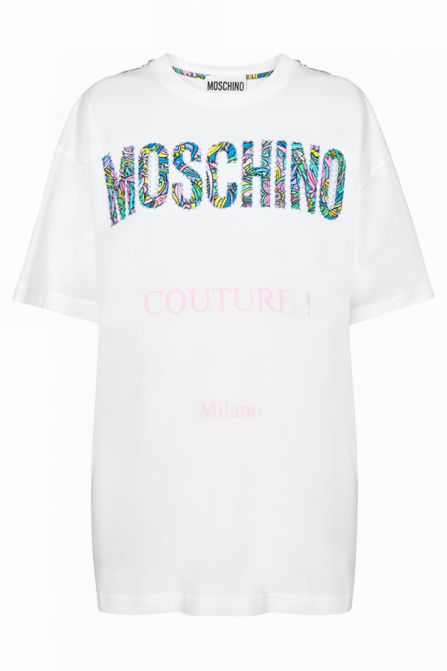 RETRÒ FLOWERS LOGO JERSEY T-SHIRT WHITE 3