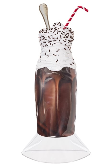 MOSCHINO'S ICE CREAM DUCHESS DRESS WHITE 3