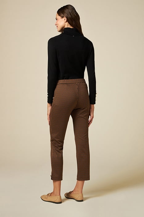 MILANO-STITCH PATTERN CHINO TROUSERS NATURAL 2