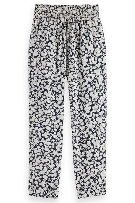 TAPERED ALL-OVER PRINTED AND EMBROIDERED VISCOSE PANTS ANCHO 2