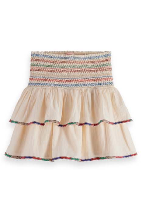 EMBROIDERED MINI SKIRT SOFT ICE 4