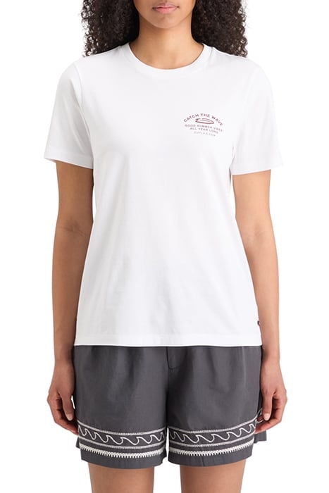 REGULAR FIT LEFT CHEST ARTWORK T-SHIRT WHITE 1