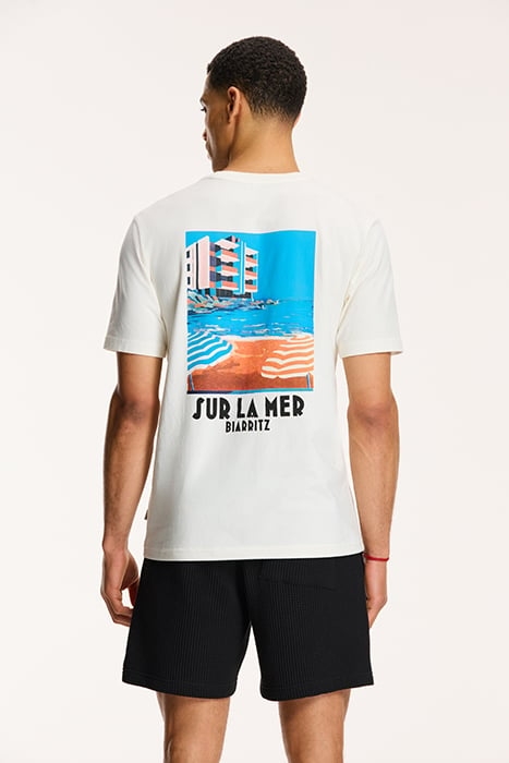 SUR LA MER T-SHIRT JET STREAM WHITE 2