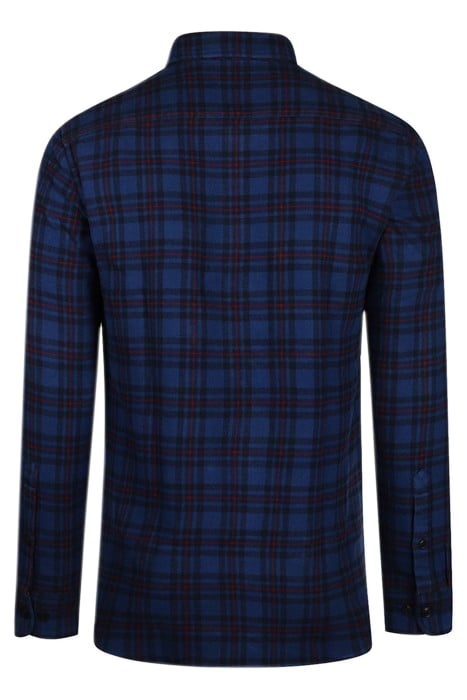MCG TARTAN OVERSHIRT NAVY 2