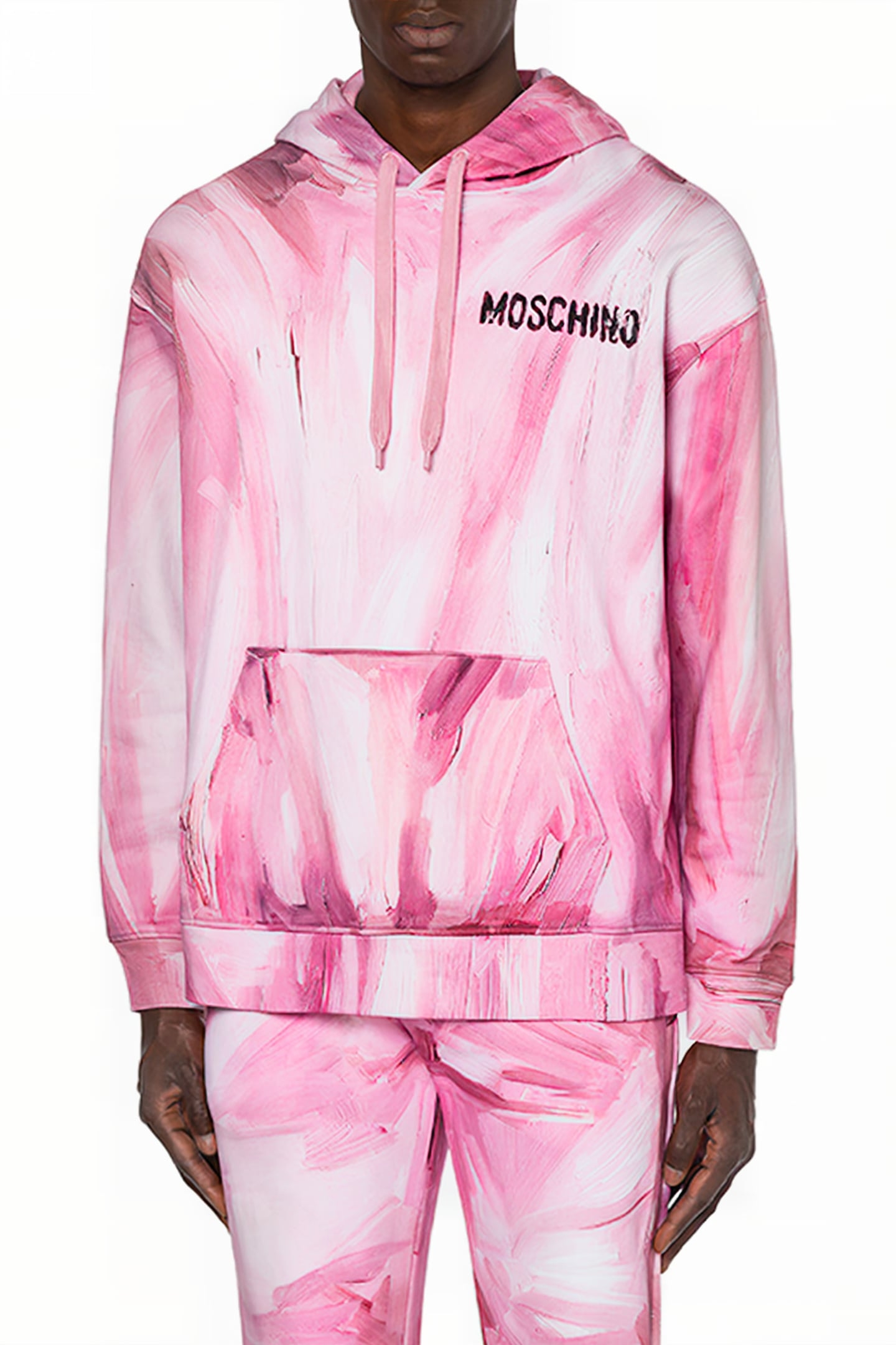 PAINTING HOODIE PINK 1