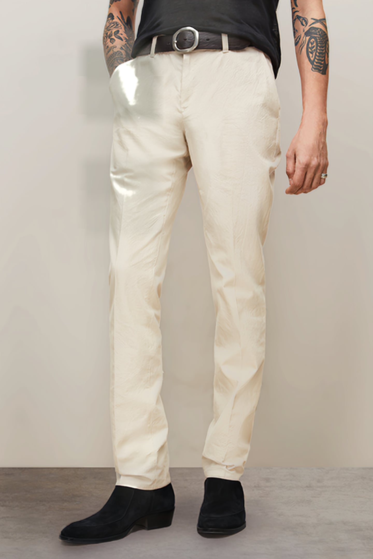 MOTOR CITY FIT - ZIP FLY LOW RISE SLIM F POWDER WHITE 1