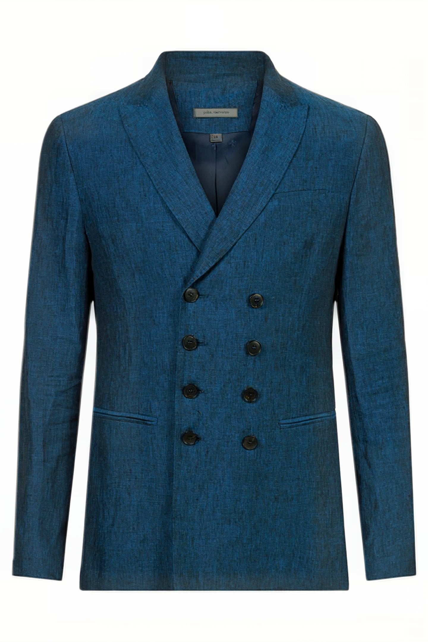 SLIM FIT DOUBLE BREASTED PEAK LAPEL JACK EMPIRE BLUE 1