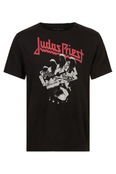 SS RAW EDGE TEE VINTAGE WASH - JUDAS PRI BLACK 3