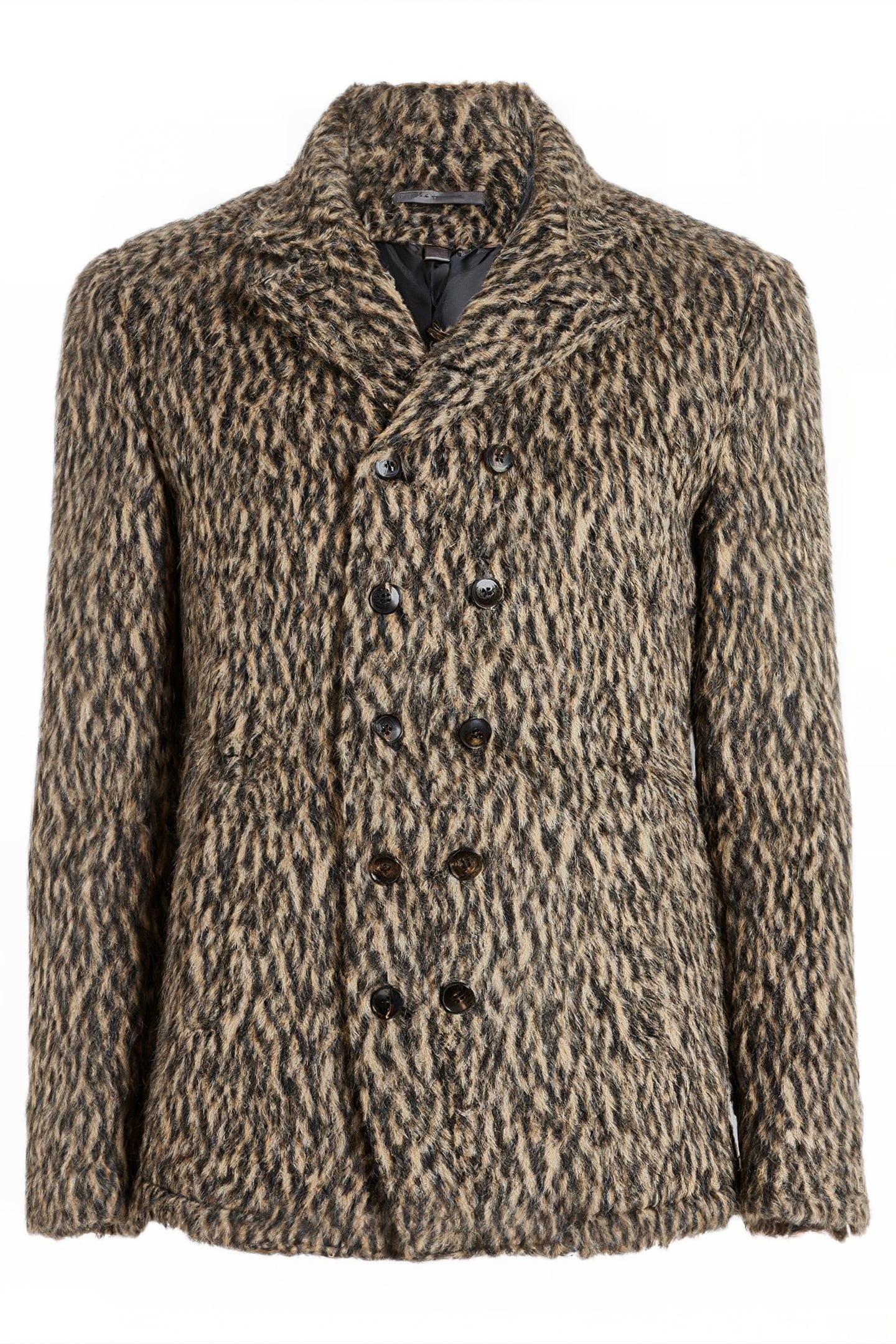 SLIM FIT DOUBLE BREASTED BUTTON FRONT CU MOCHA 2