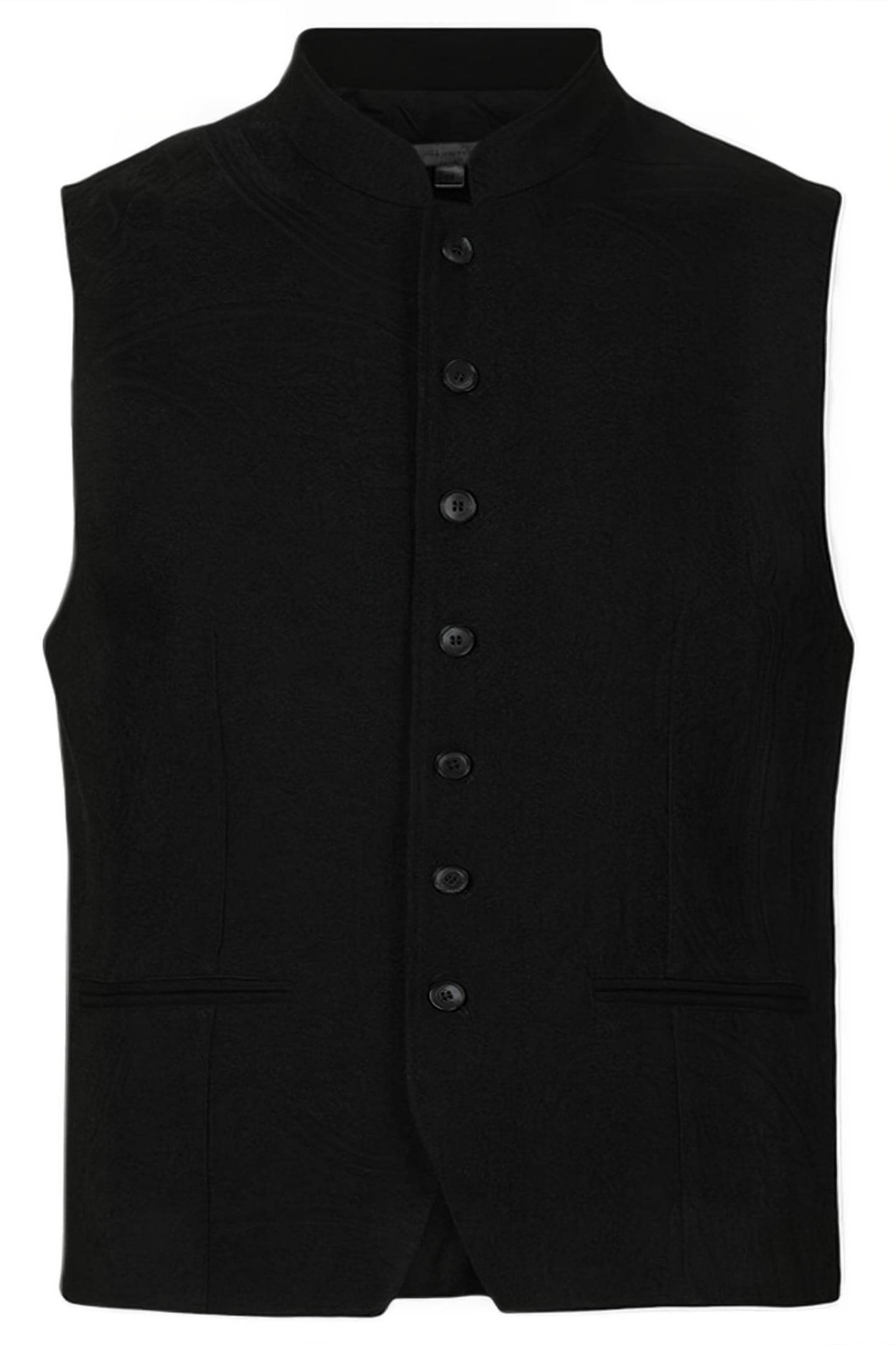 BLAIR VEST BAND COLLAR VEST WITH ADJUSTA BLACK 1