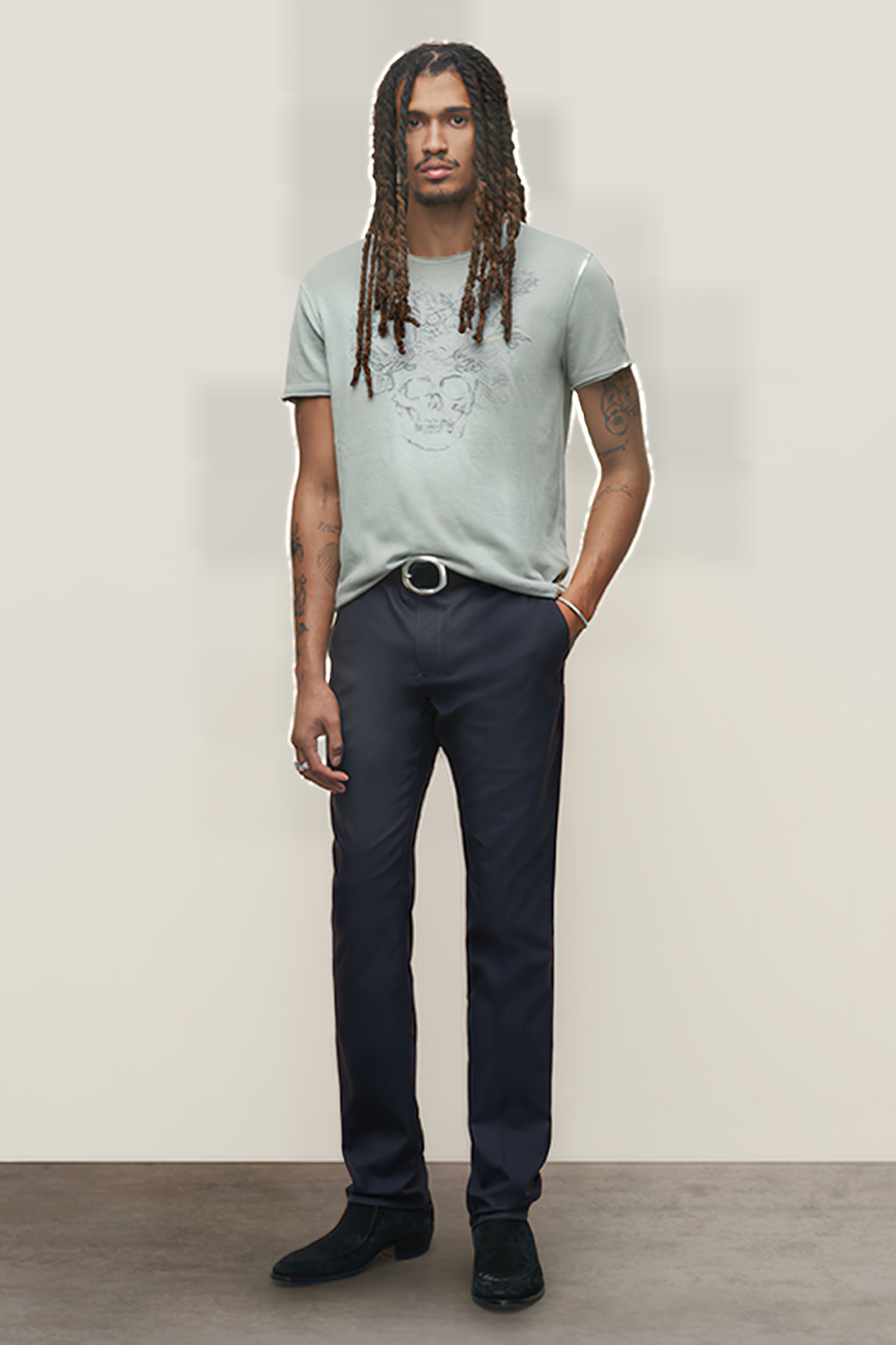 MOTOR CITY PANTS NAVY 2