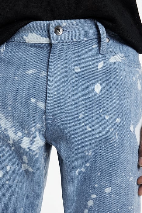 REGULAR FIT DENIM WITH RAW EDGES DUTCH BLUE 3