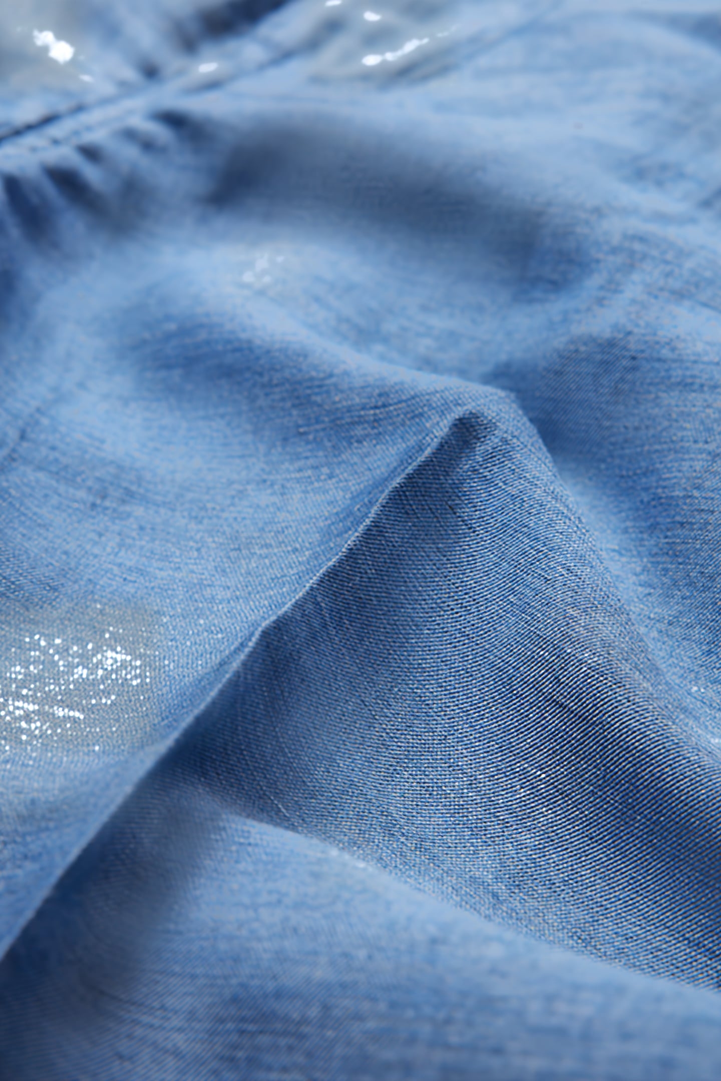 STRAIGHT FIT PANTS WITH DENIM BACK POCKE DUTCH BLUE 3