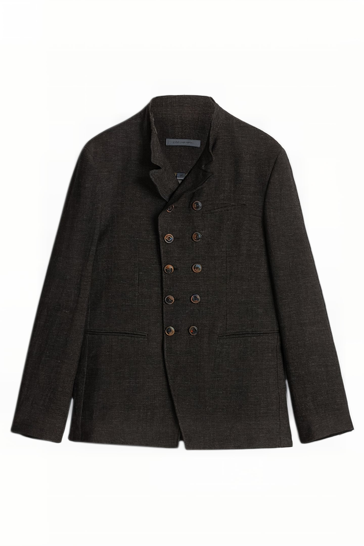 SLIM FIT DBL BREASTED MULTI-BUTTON JACKE SOIL 2