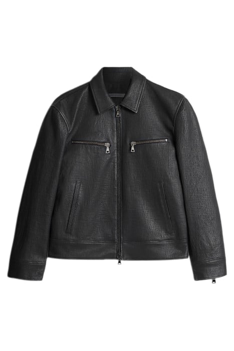 ZIP FRONT JKT WITH ZIP CHET PKTS AND WEL STEEL GREY 2