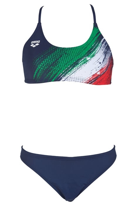 W ITALY FIN TWO PIECES NAVY-ROYAL 1