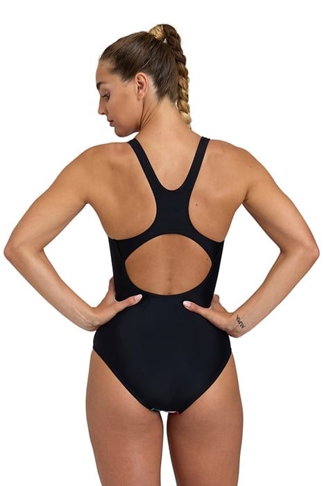 WOMEN'S ARENA FLOWER SWIMSUIT CONTROL PR BLACK-BLACK MULTI 2