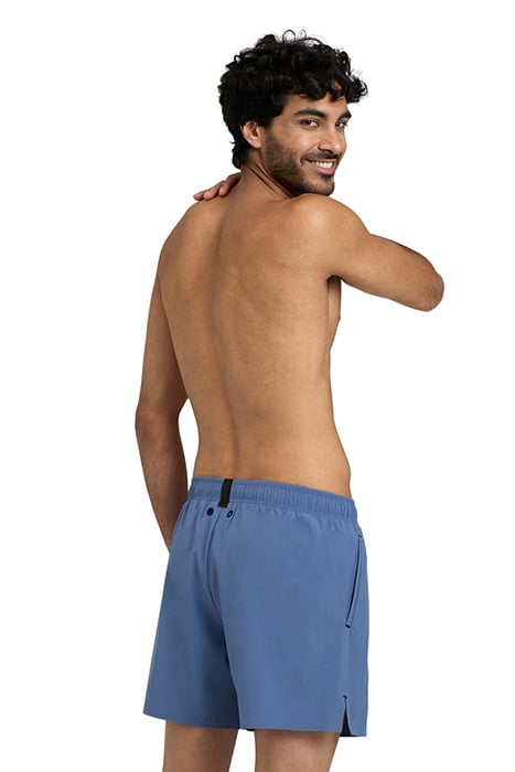 MEN'S ARENA EVO BEACH SHORT SOLID GREY BLUE 2