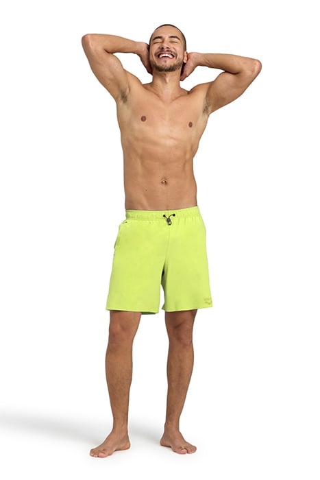 MEN'S ARENA EVO BEACH BOXER SOLID SOFT GREEN 3