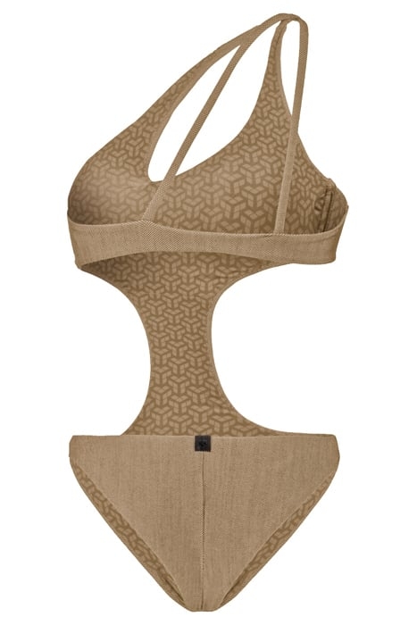 WOMEN'S ARENA TECH WOOL CUT OUT SWIMSUIT SAND 5