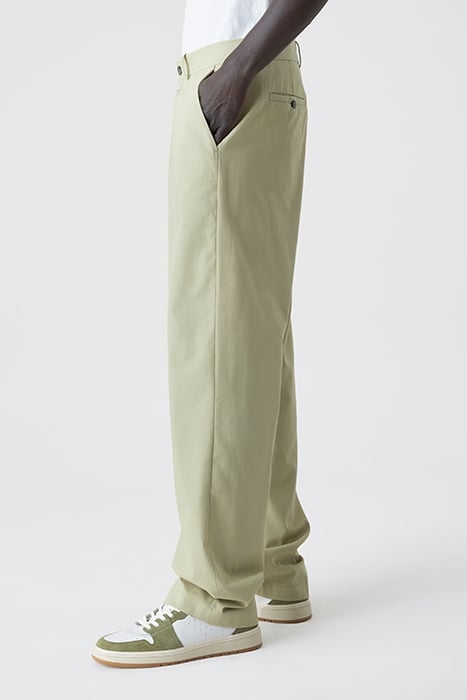 LIVINGTON WIDE PANTS LIGHT MOSS GREEN 5