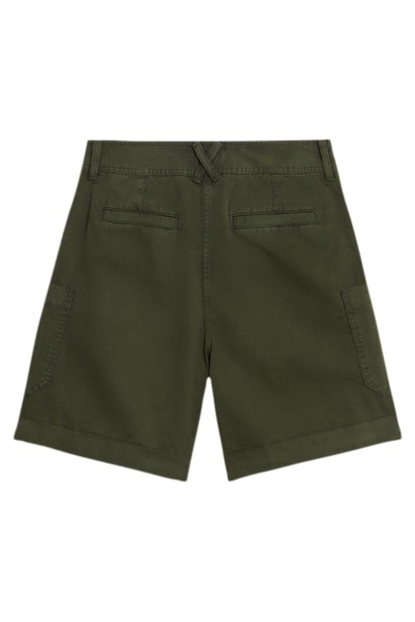 CARLIE CARGO SHORTS KHAKI GREEN 2