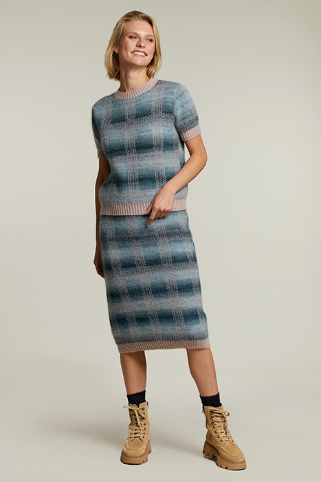 MULTI KNITTED JACQUARD MIDI SKIRT 3