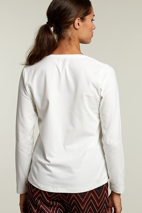 ECRU CREW NECK T-SHIRT 2