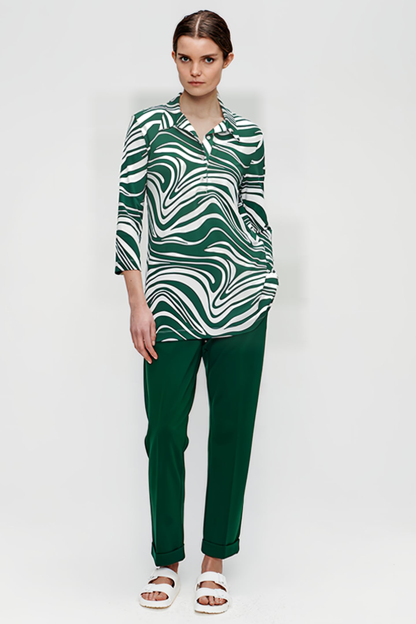 TUNIC POLO TOP SPRING GREEN 2