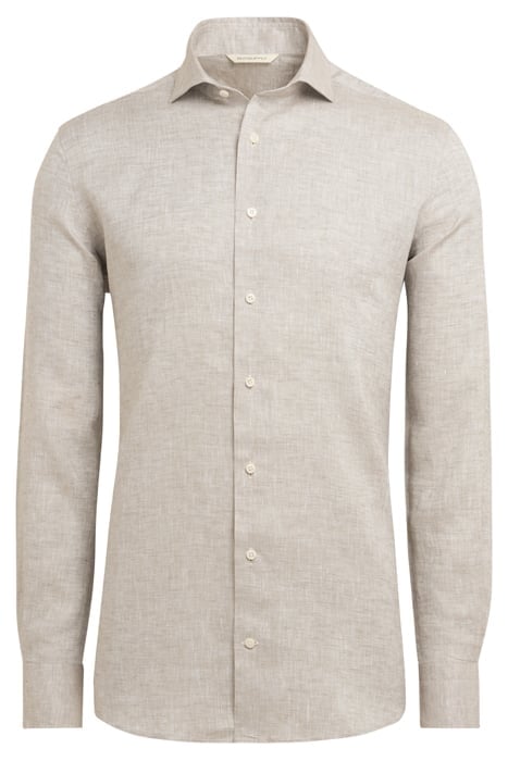 LIGHT BROWN SLIM FIT SHIRT 4
