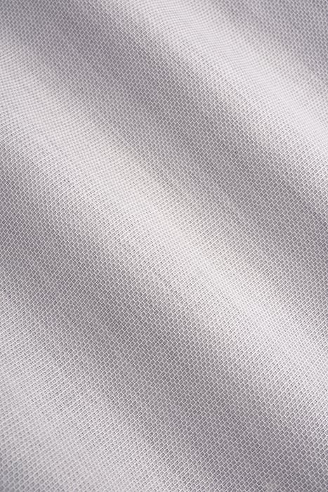 LIGHT GREY HONEYCOMB SLIM FIT SHIRT 8