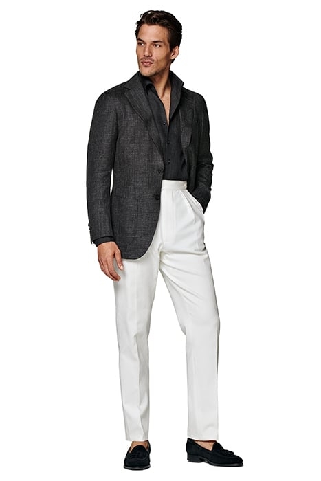 DARK GREY TAILORED FIT LAZIO BLAZER 5